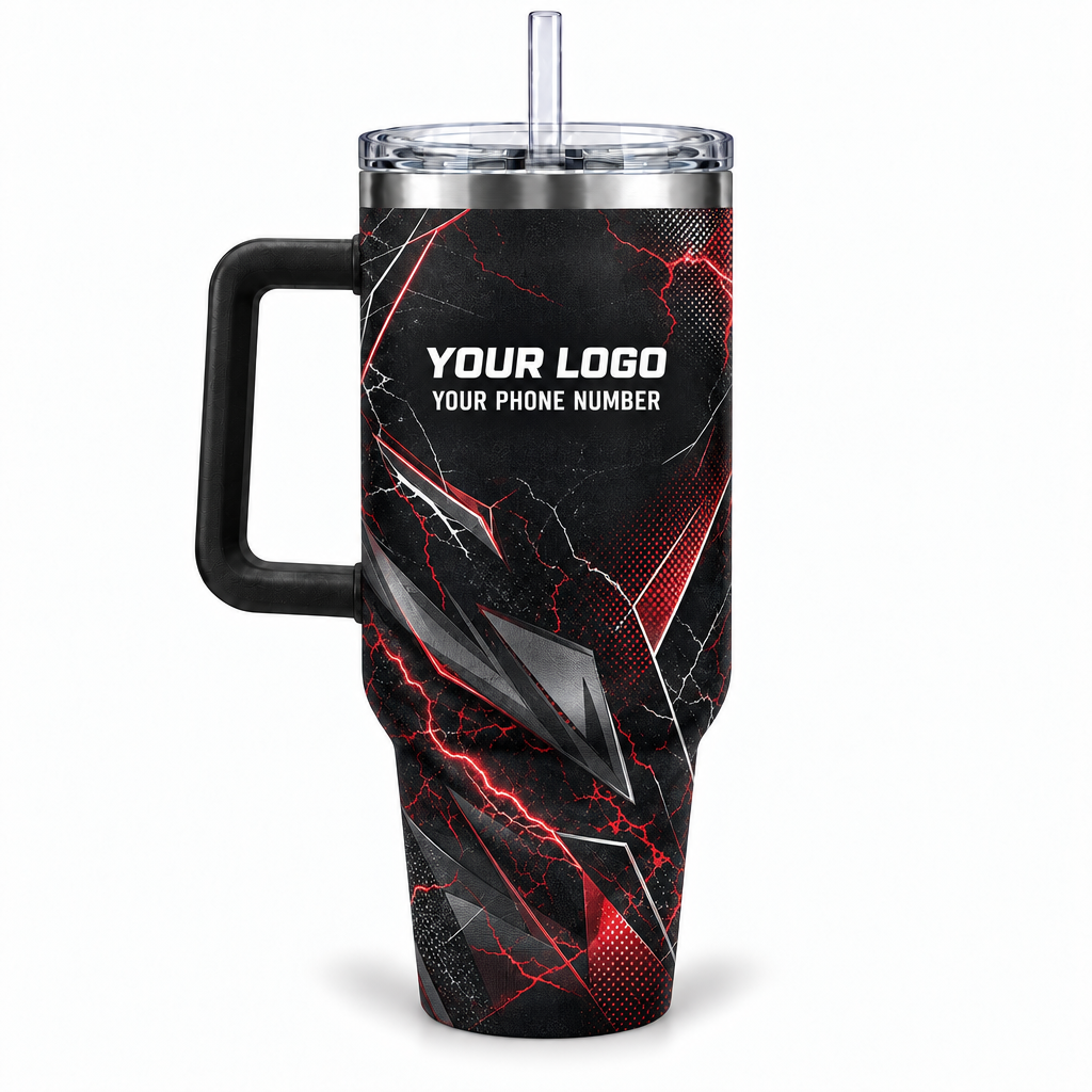 ELN013 personalized tumbler 40oz back product mockup