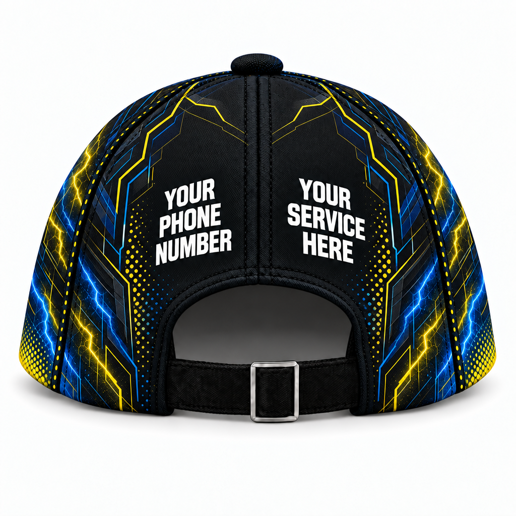 ELN015 personalized cap back product mockup