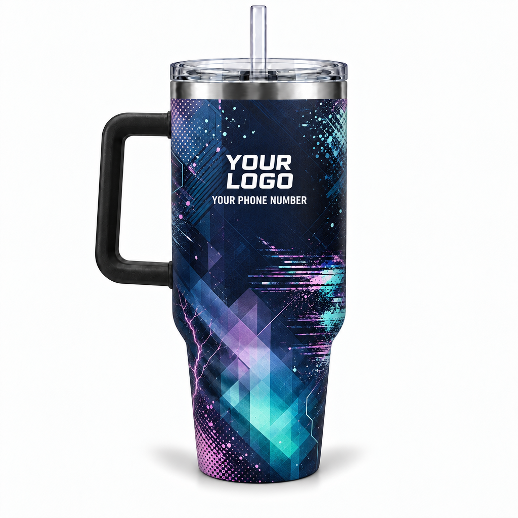 ELN018 personalized tumbler 40oz back product mockup