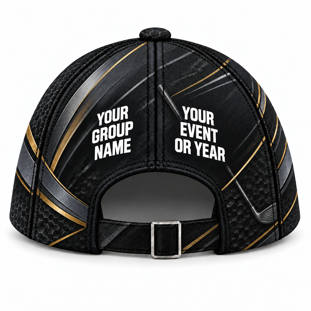 GLF001 personalized cap back product mockup