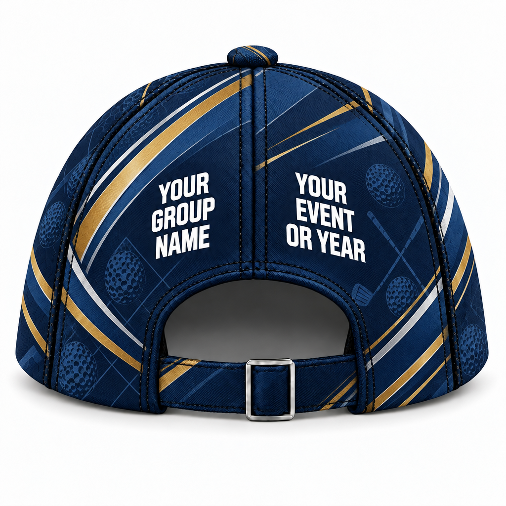GLF008 personalized cap back product mockup