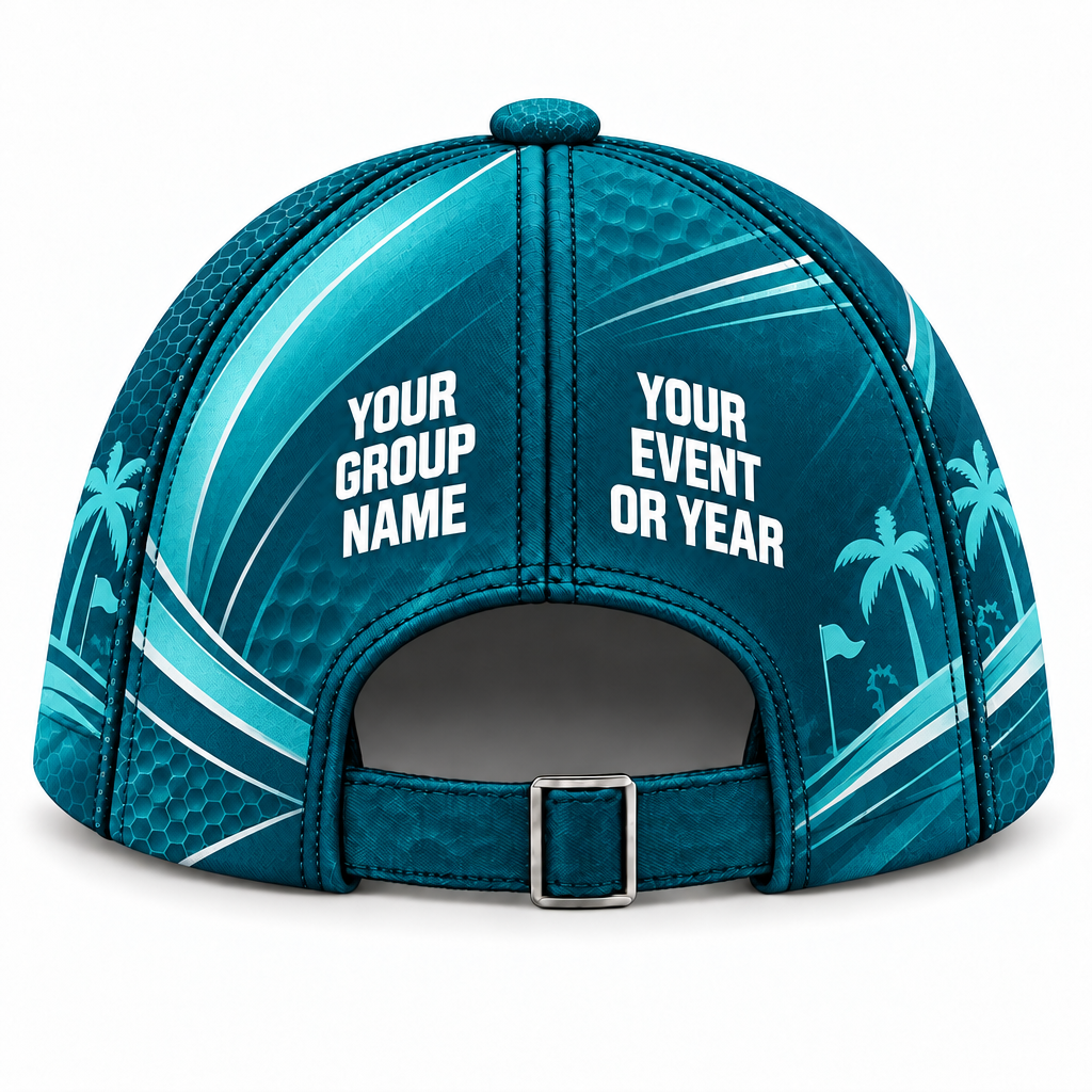 GLF015 personalized cap back product mockup