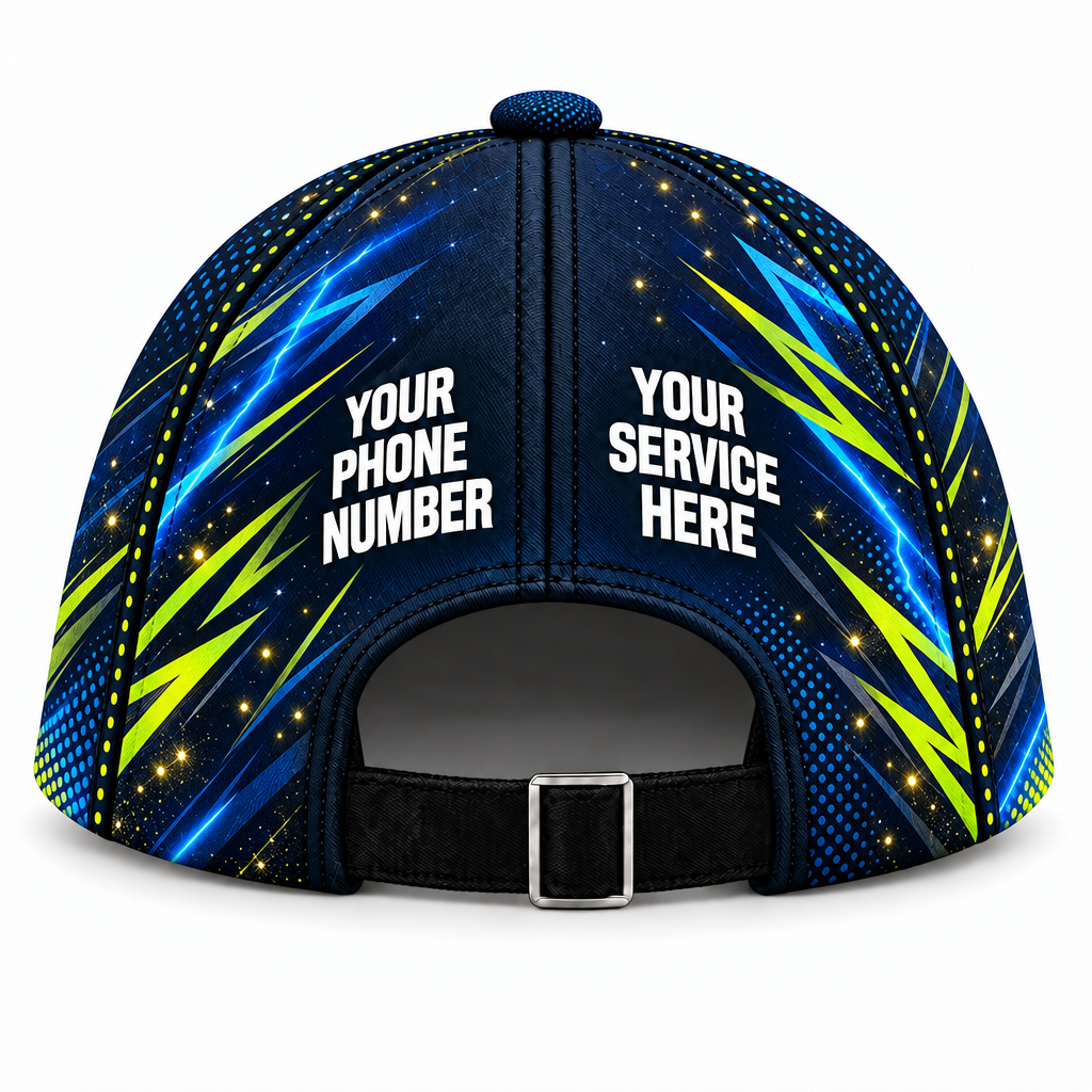 HLN002 personalized cap back product mockup