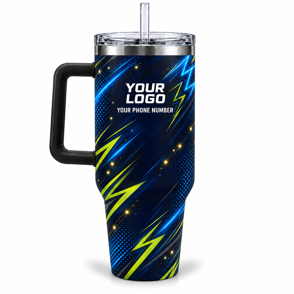 HLN002 personalized tumbler 40oz back product mockup