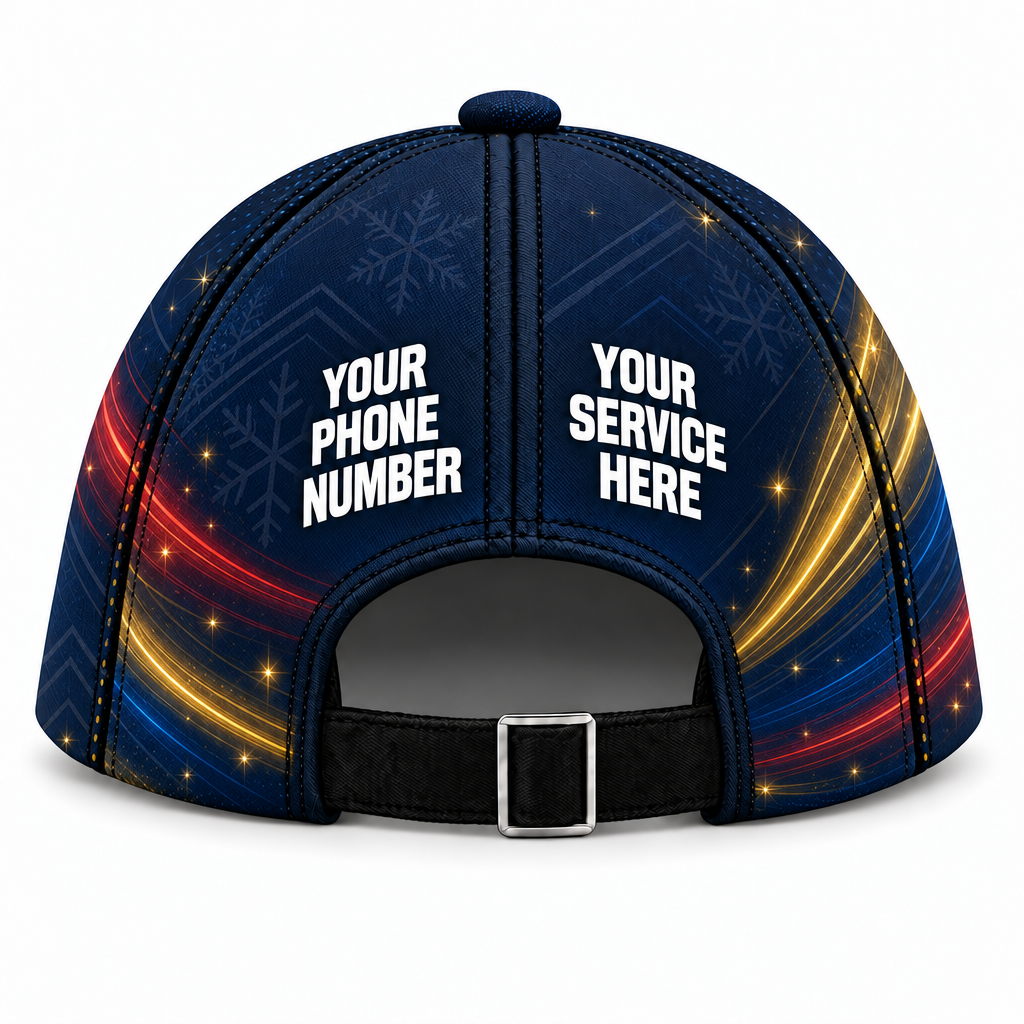 HLN009 personalized cap back product mockup