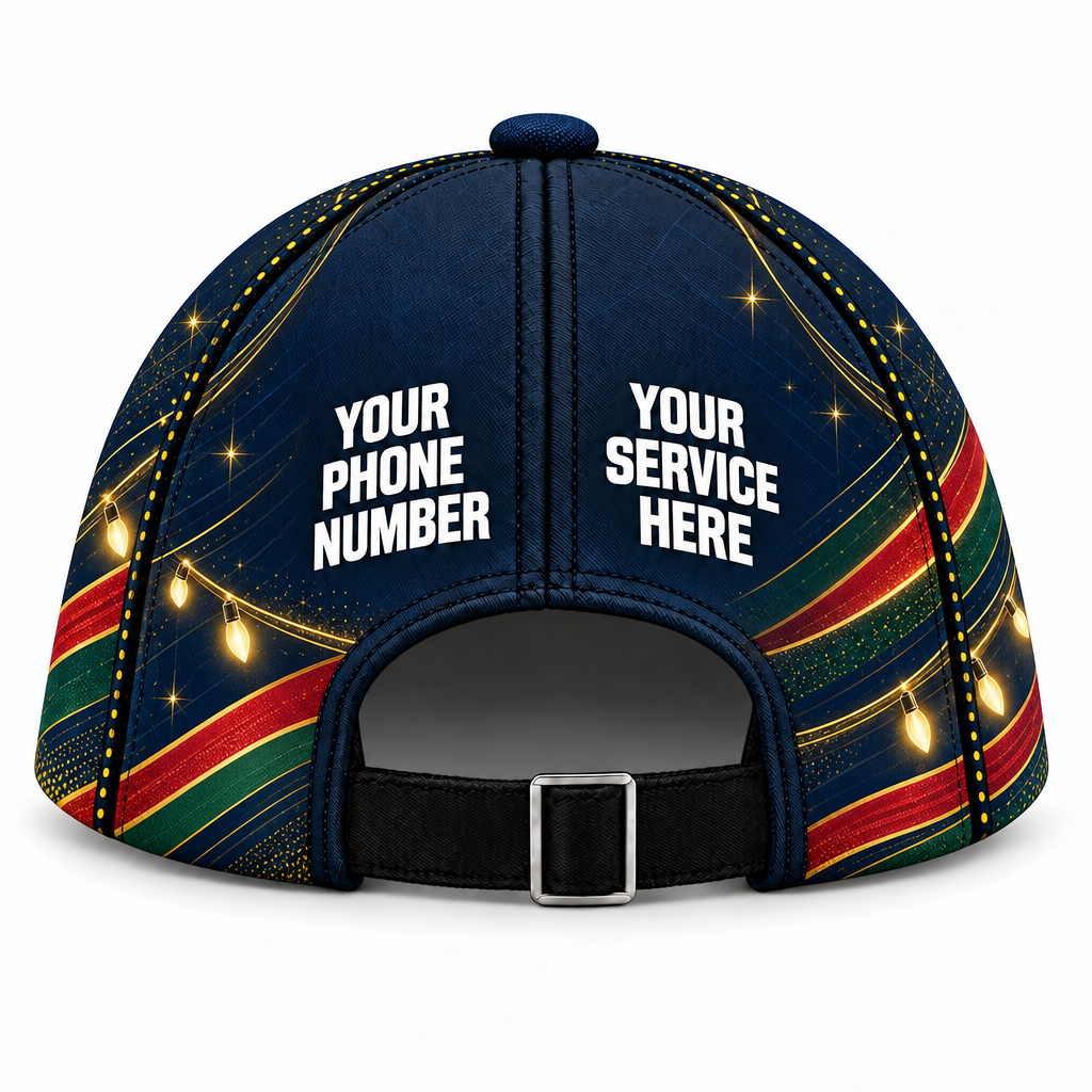 HLN010 personalized cap back product mockup
