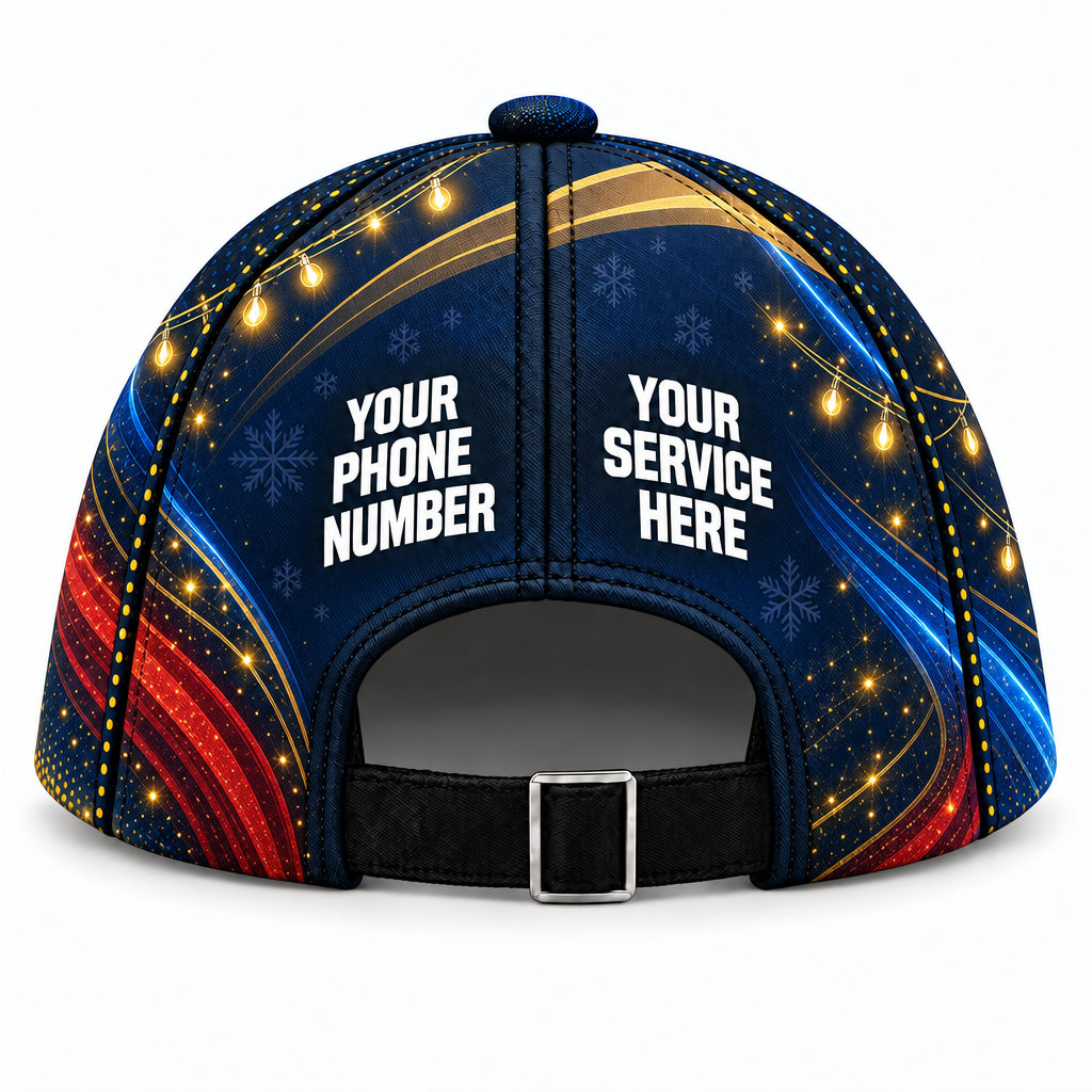 HLN011 personalized cap back product mockup