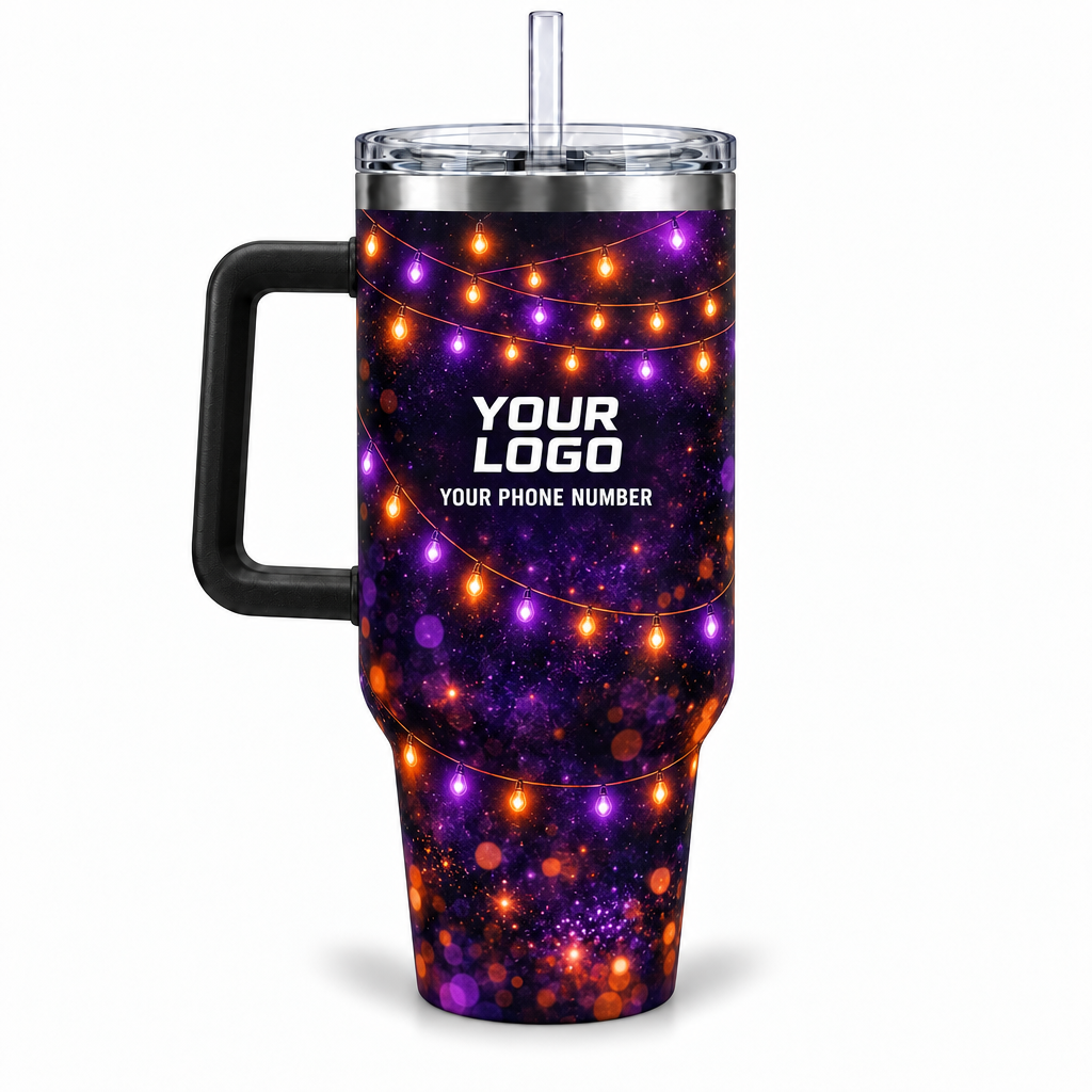 HLN018 personalized tumbler 40oz back product mockup