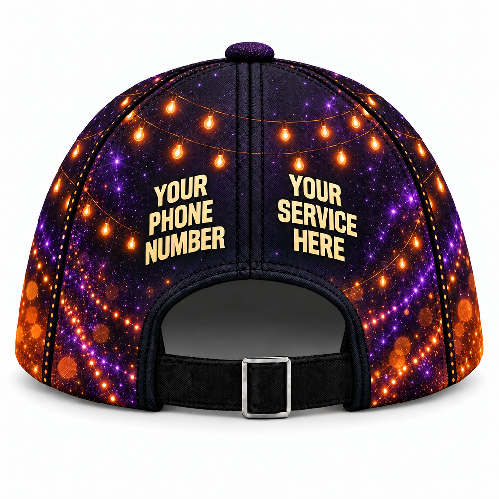 HLN020 personalized cap back product mockup