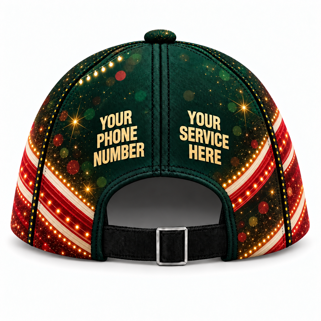 HLN023 personalized cap back product mockup