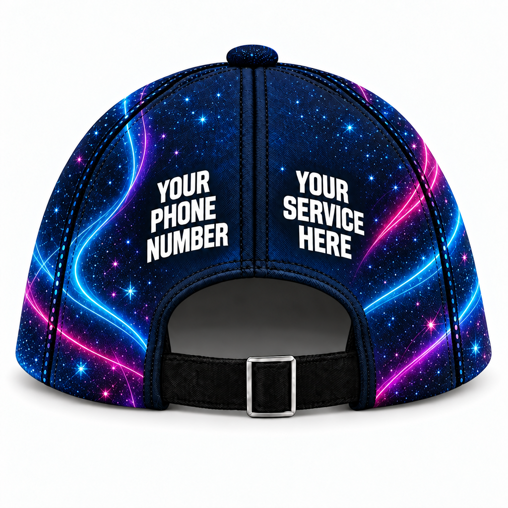 HLN034 personalized cap back product mockup