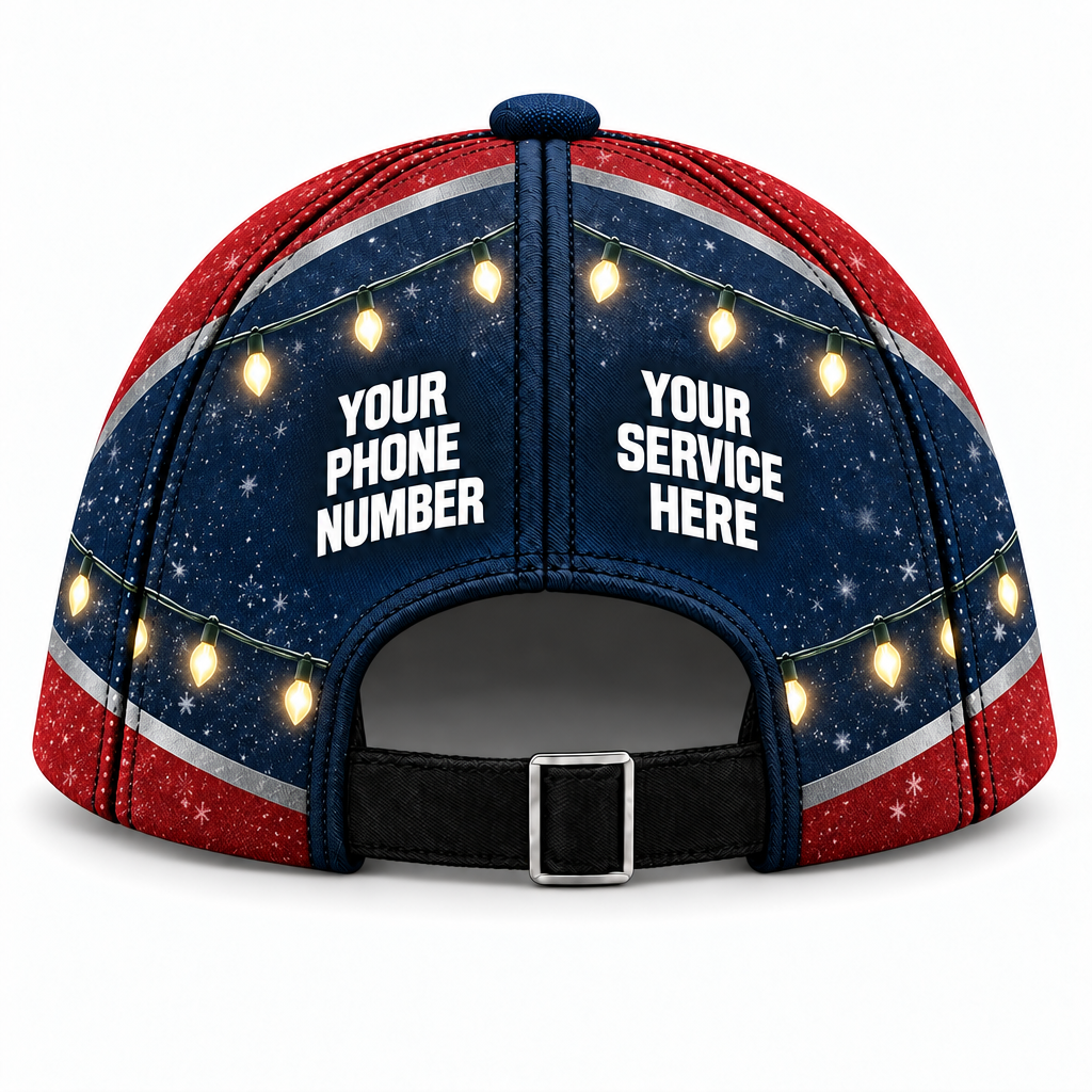 HLN037 personalized cap back product mockup