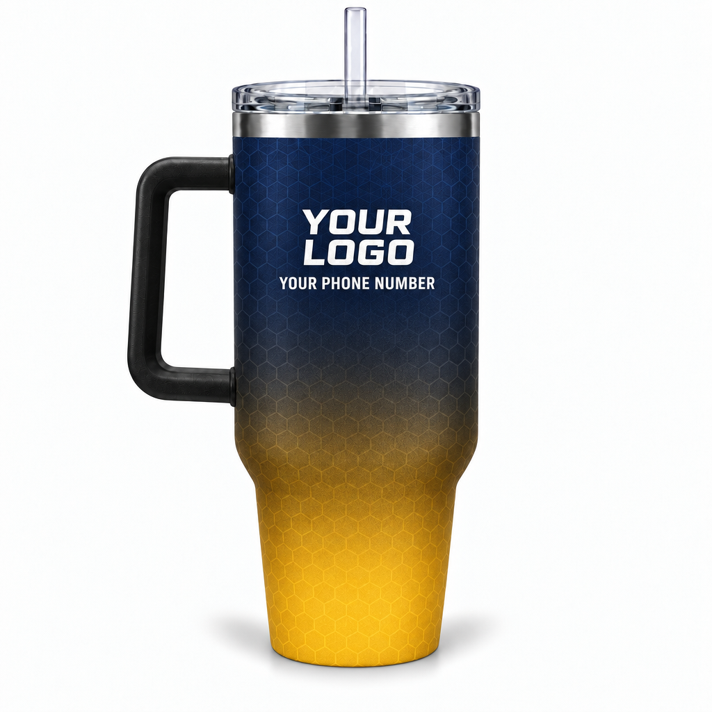 HMN002 personalized tumbler 40oz back product mockup