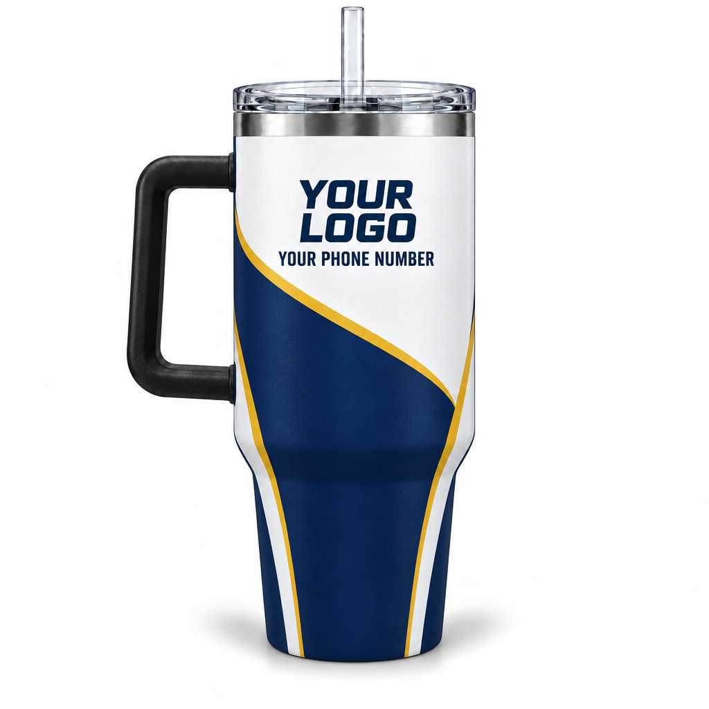 HMN004 personalized tumbler 40oz back product mockup