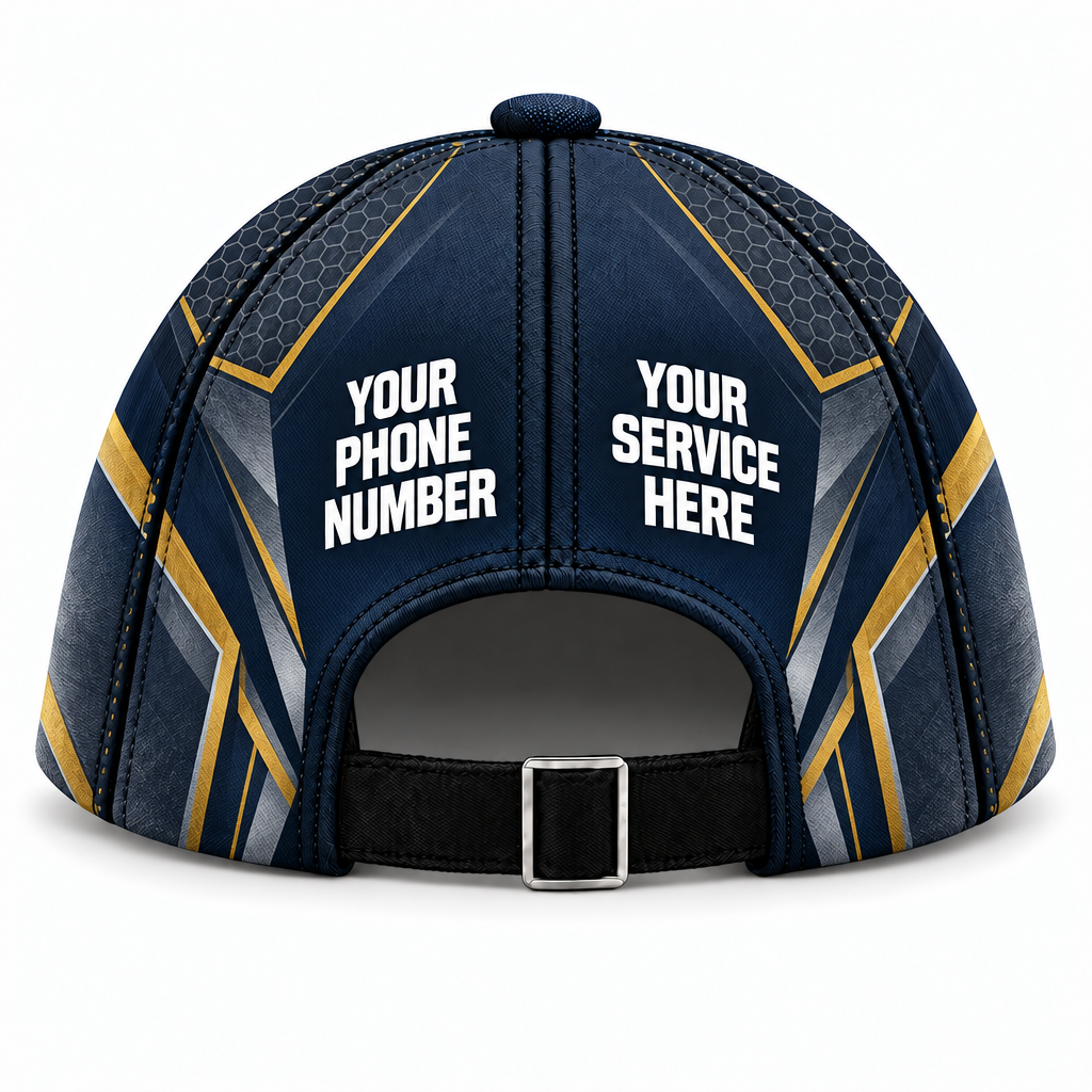HMN005 personalized cap back product mockup