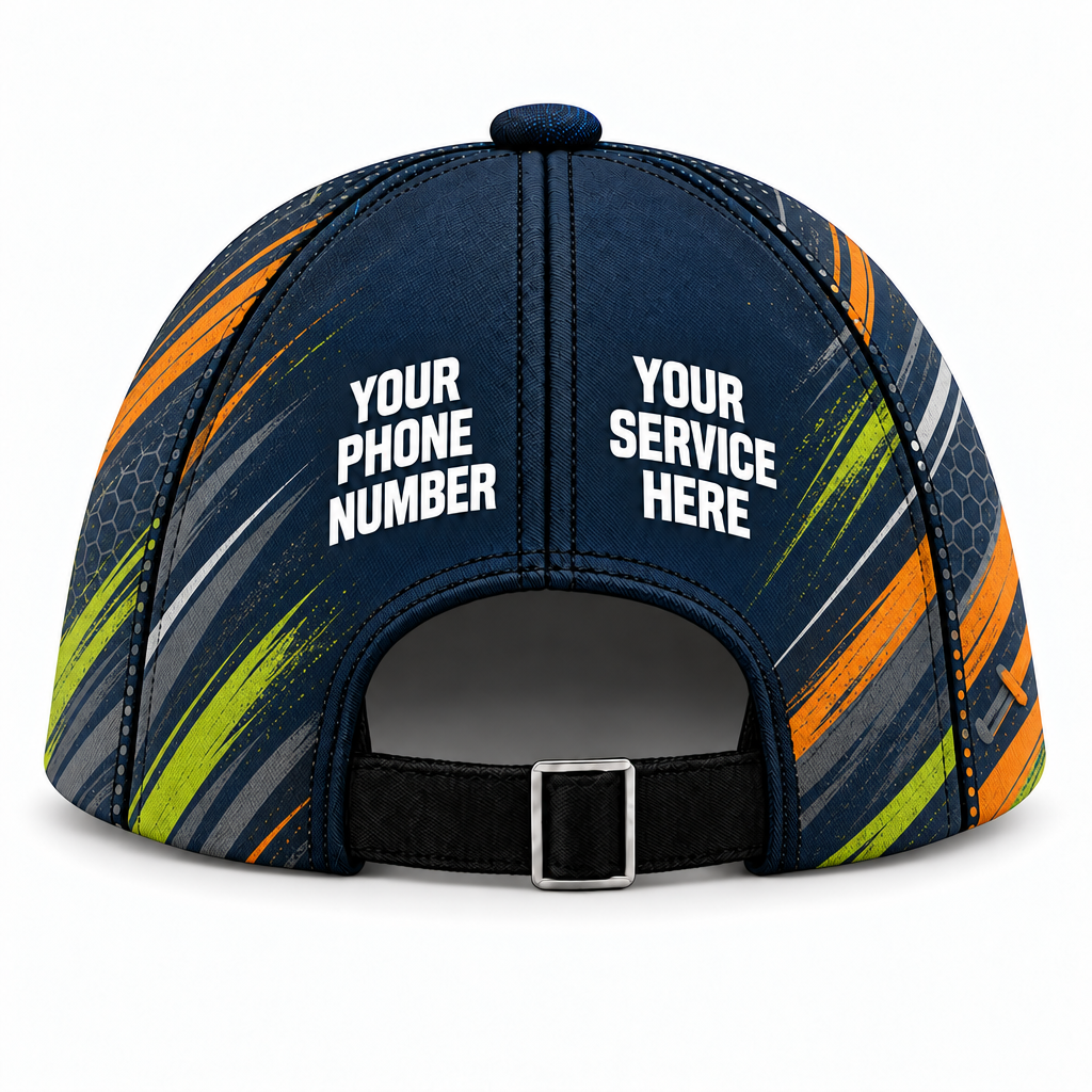 HMN017 personalized cap back product mockup