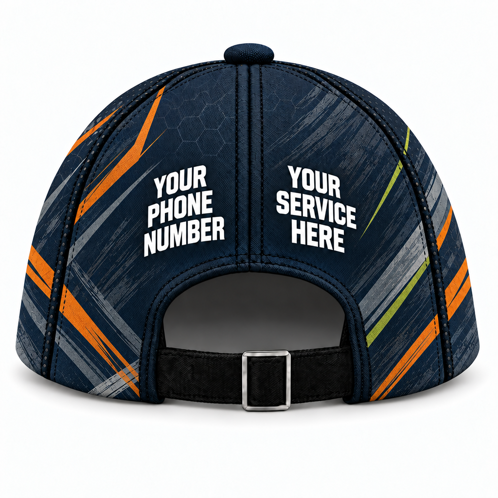 HMN018 personalized cap back product mockup