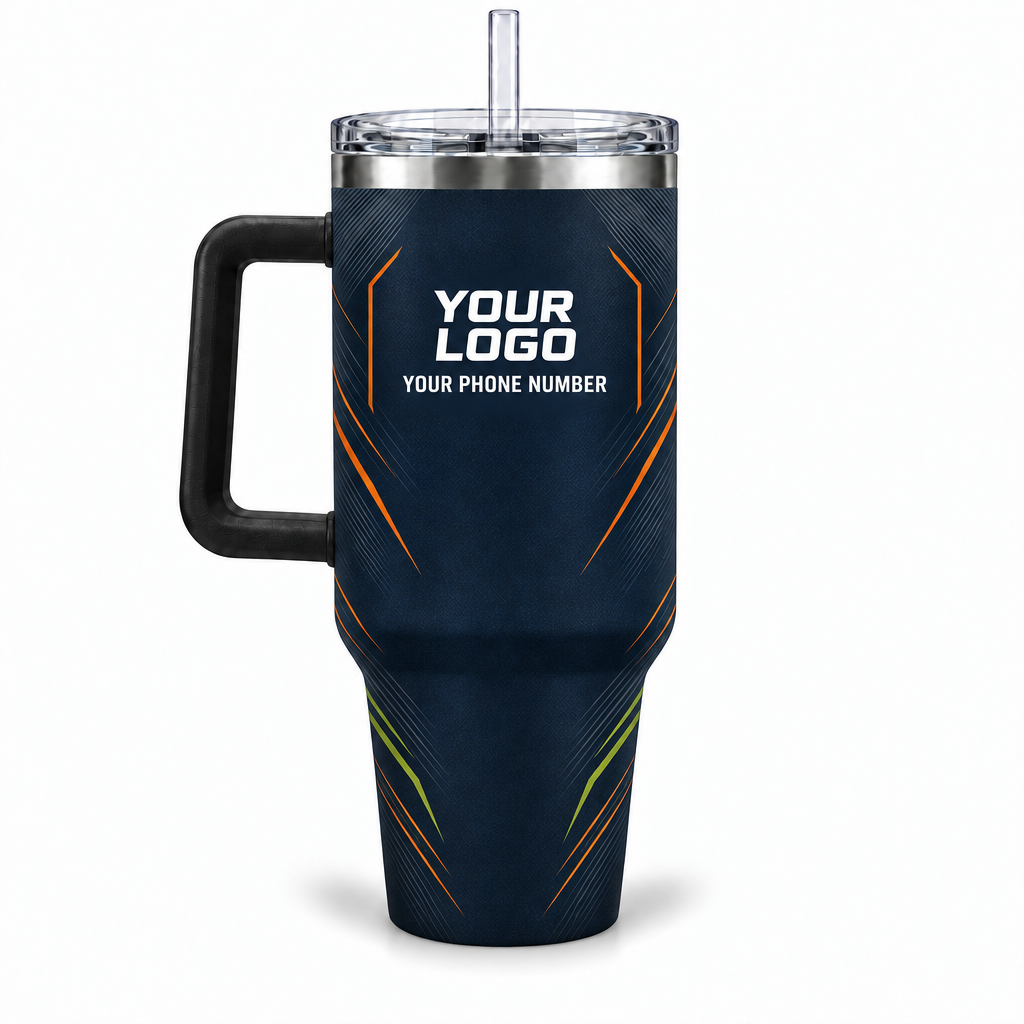 HMN022 personalized tumbler 40oz back product mockup