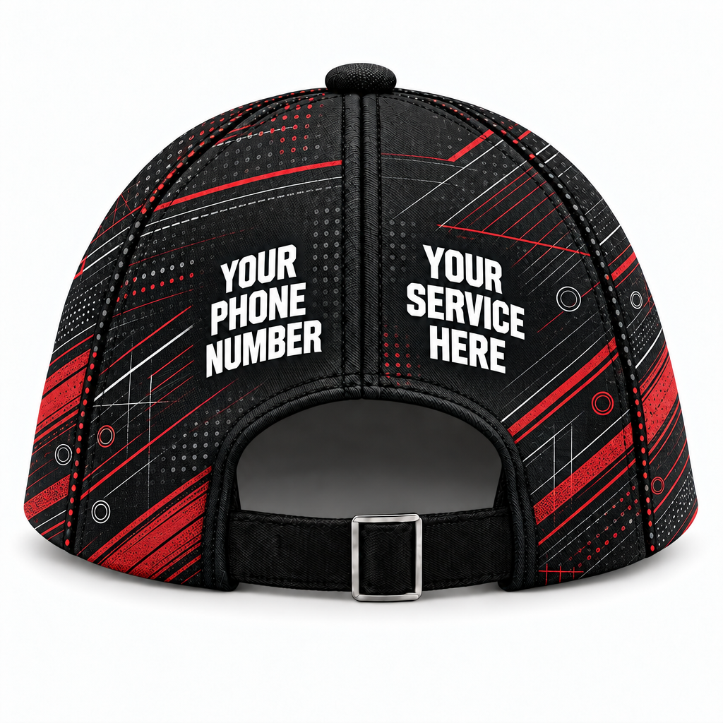 HMN023 personalized cap back product mockup
