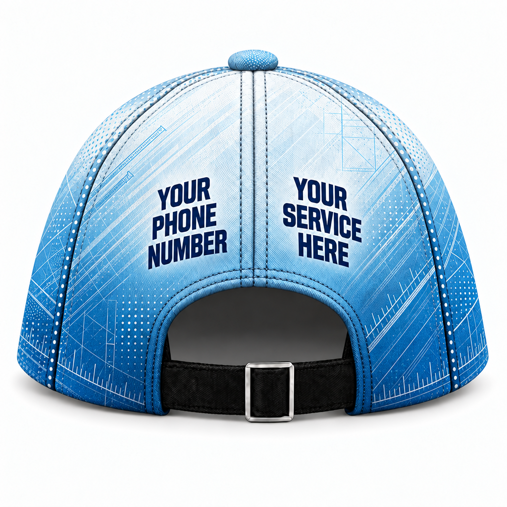 HMN026 personalized cap back product mockup