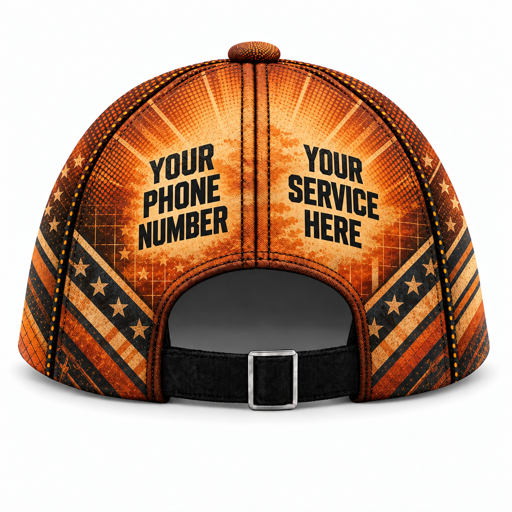 HMN027 personalized cap back product mockup