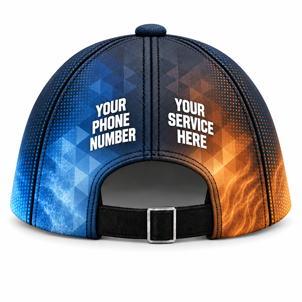 HVA002 personalized cap back product mockup