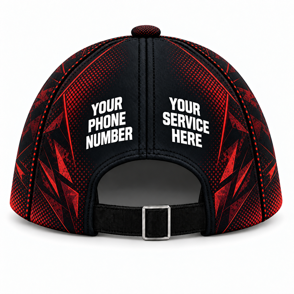 HVA003 personalized cap back product mockup