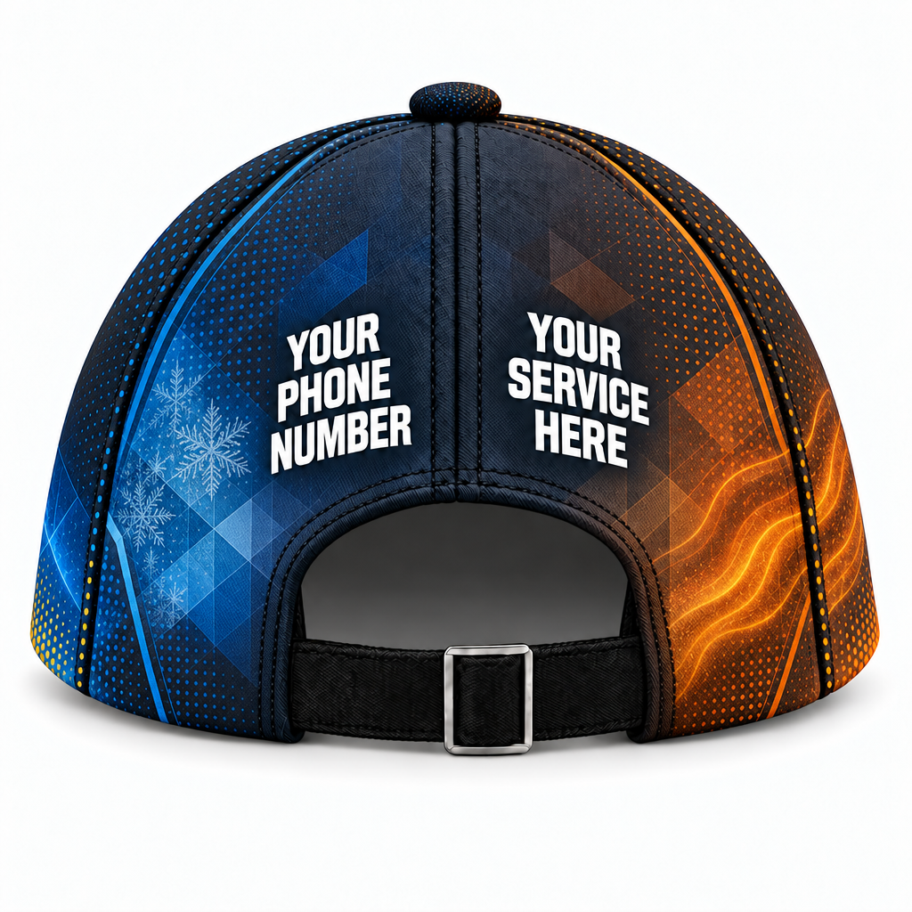HVA009 personalized cap back product mockup