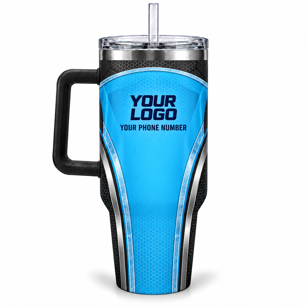 HVPB07 personalized tumbler 40oz back product mockup