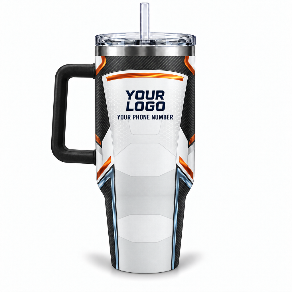 HVPBR00 personalized tumbler 40oz back product mockup