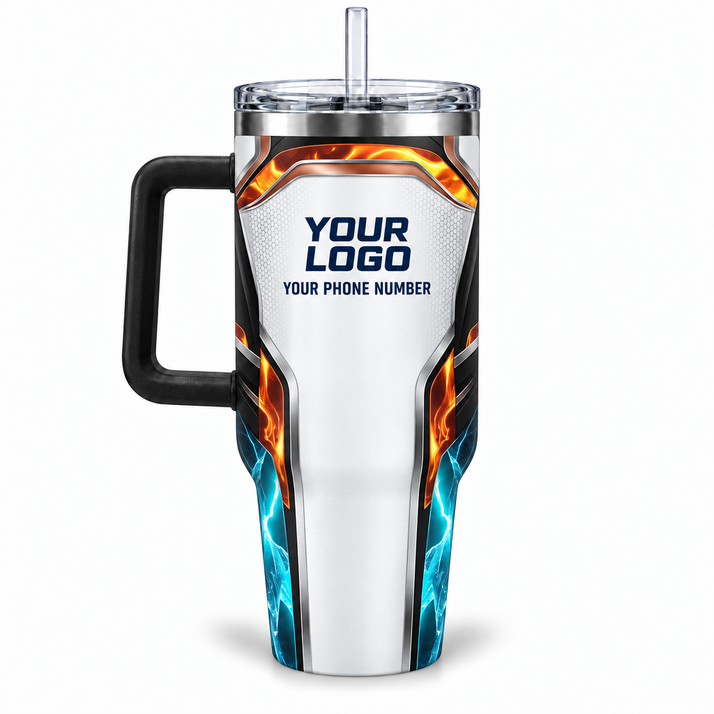 HVPBR01 personalized tumbler 40oz back product mockup