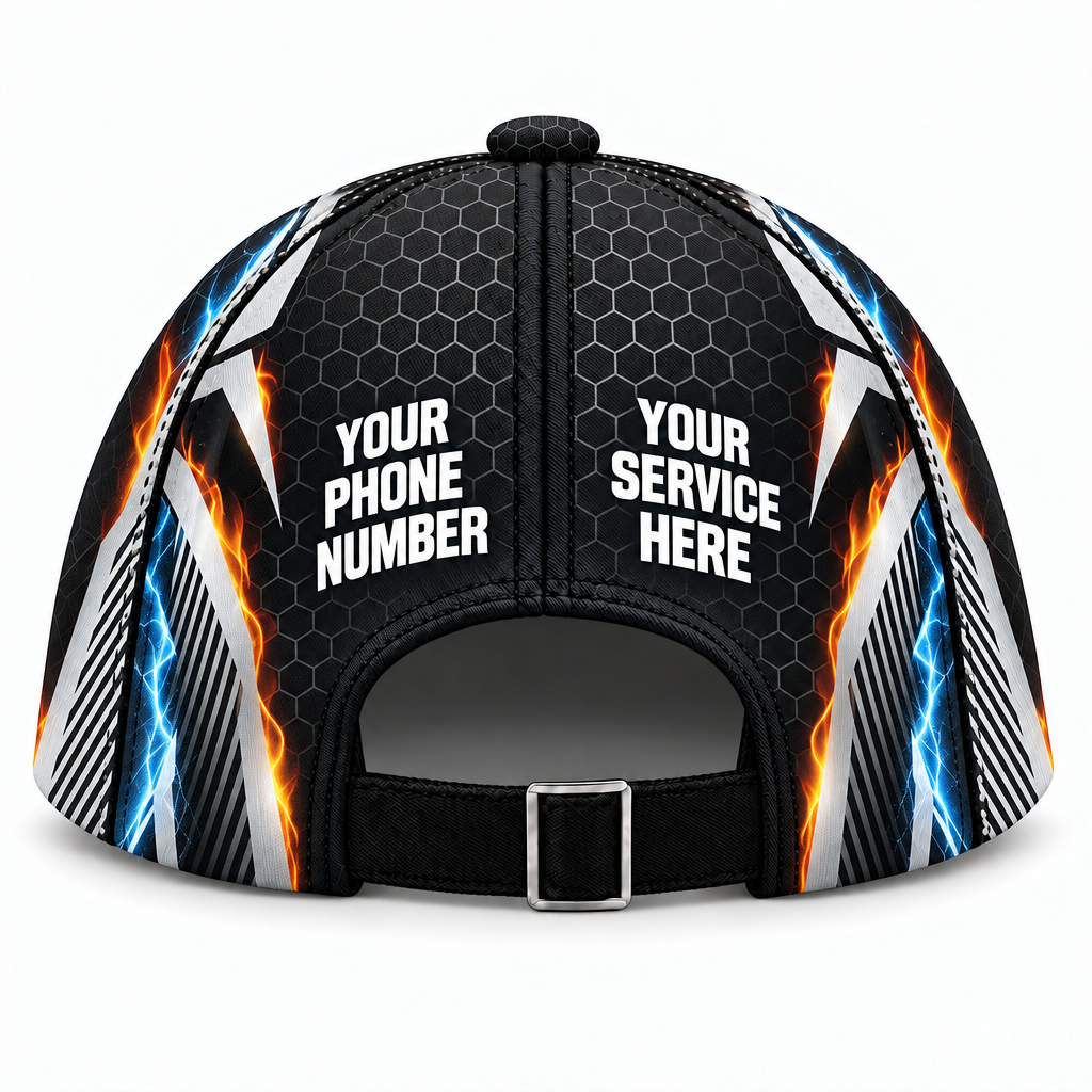 HVPBR05 personalized cap back product mockup