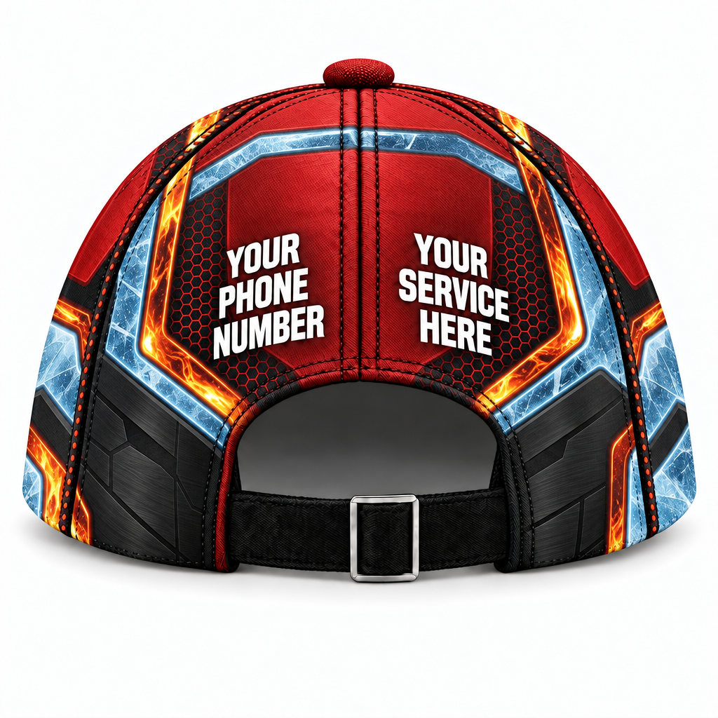 HVPR04 personalized cap back product mockup