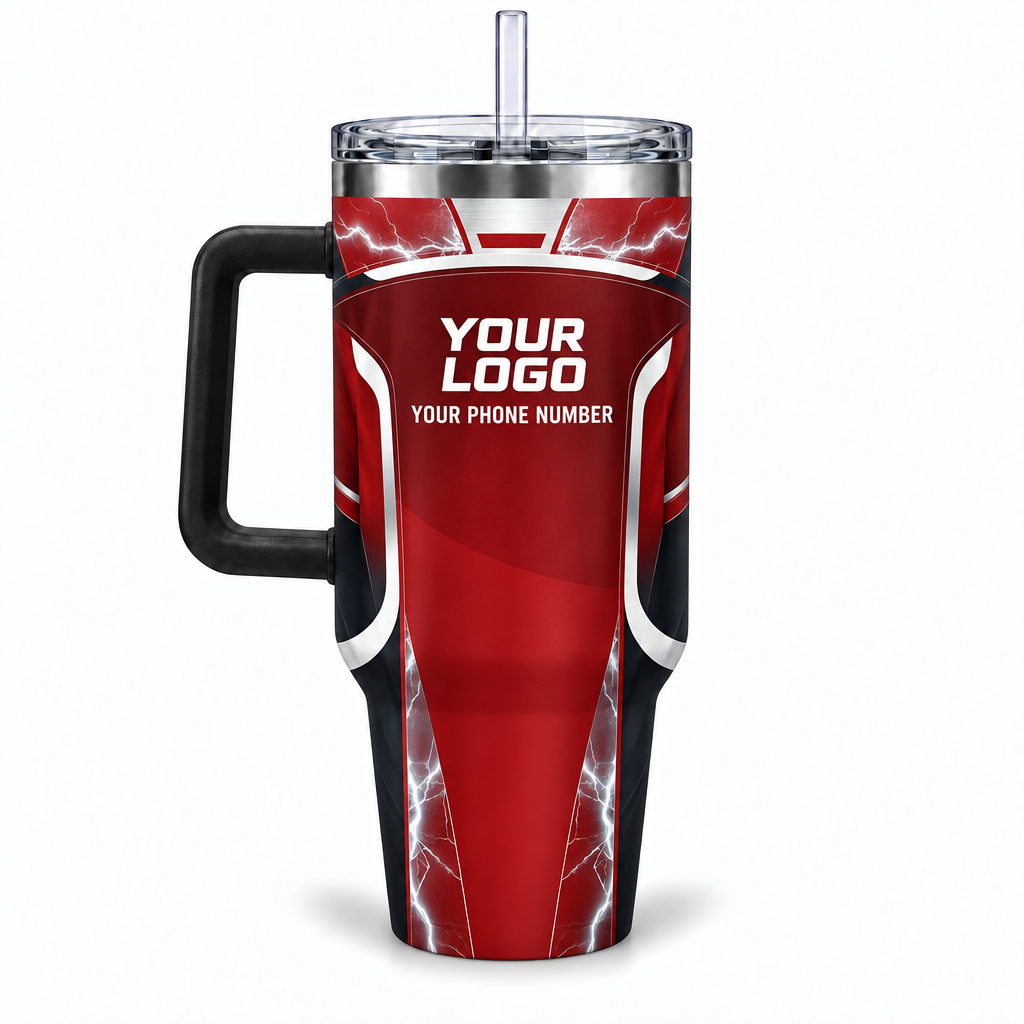 HVPR06 personalized tumbler 40oz back product mockup