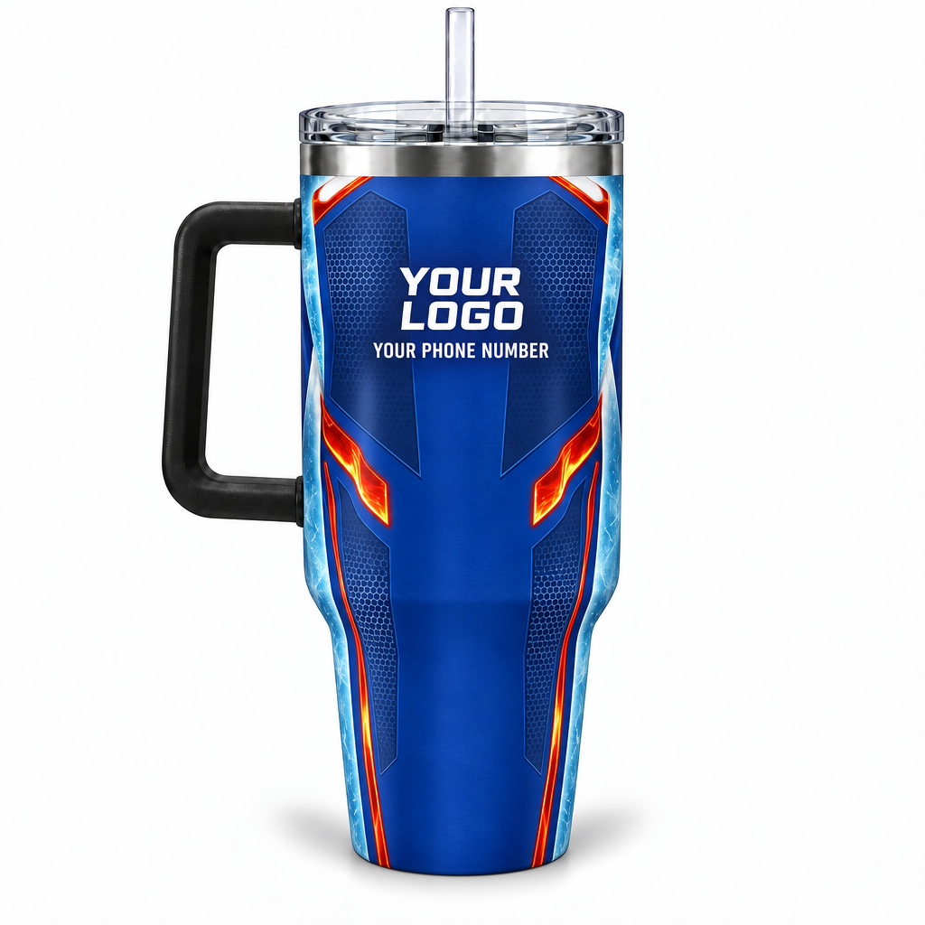 HVPRB03 personalized tumbler 40oz back product mockup