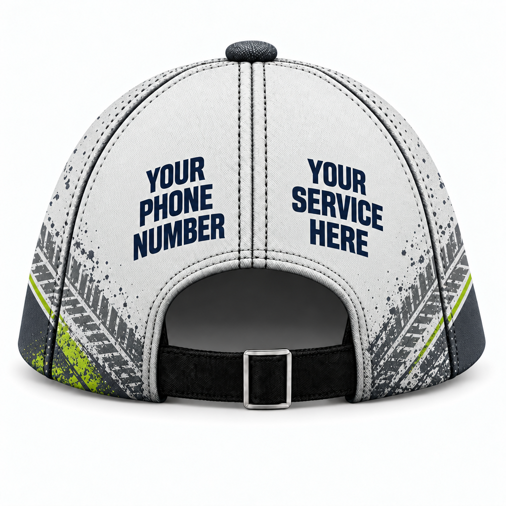 JRN001 personalized cap back product mockup