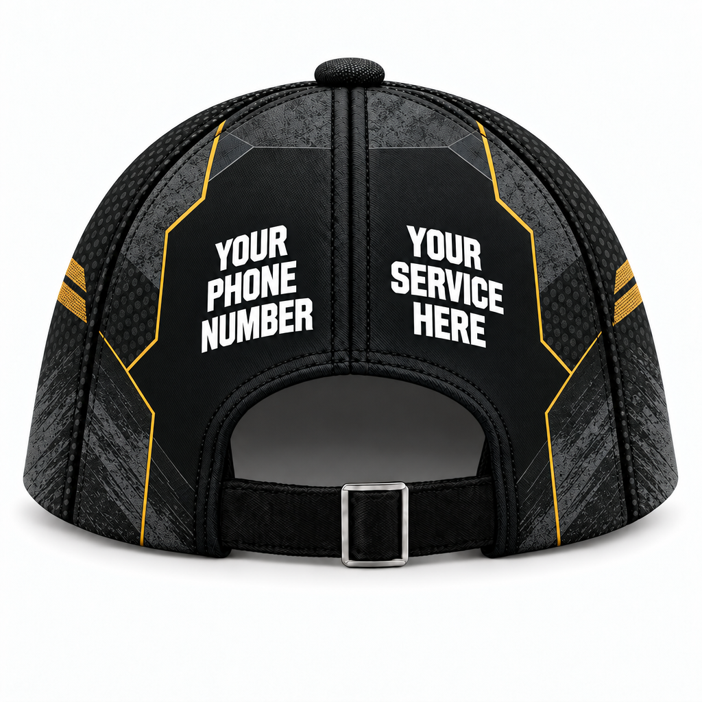 JRN002 personalized cap back product mockup