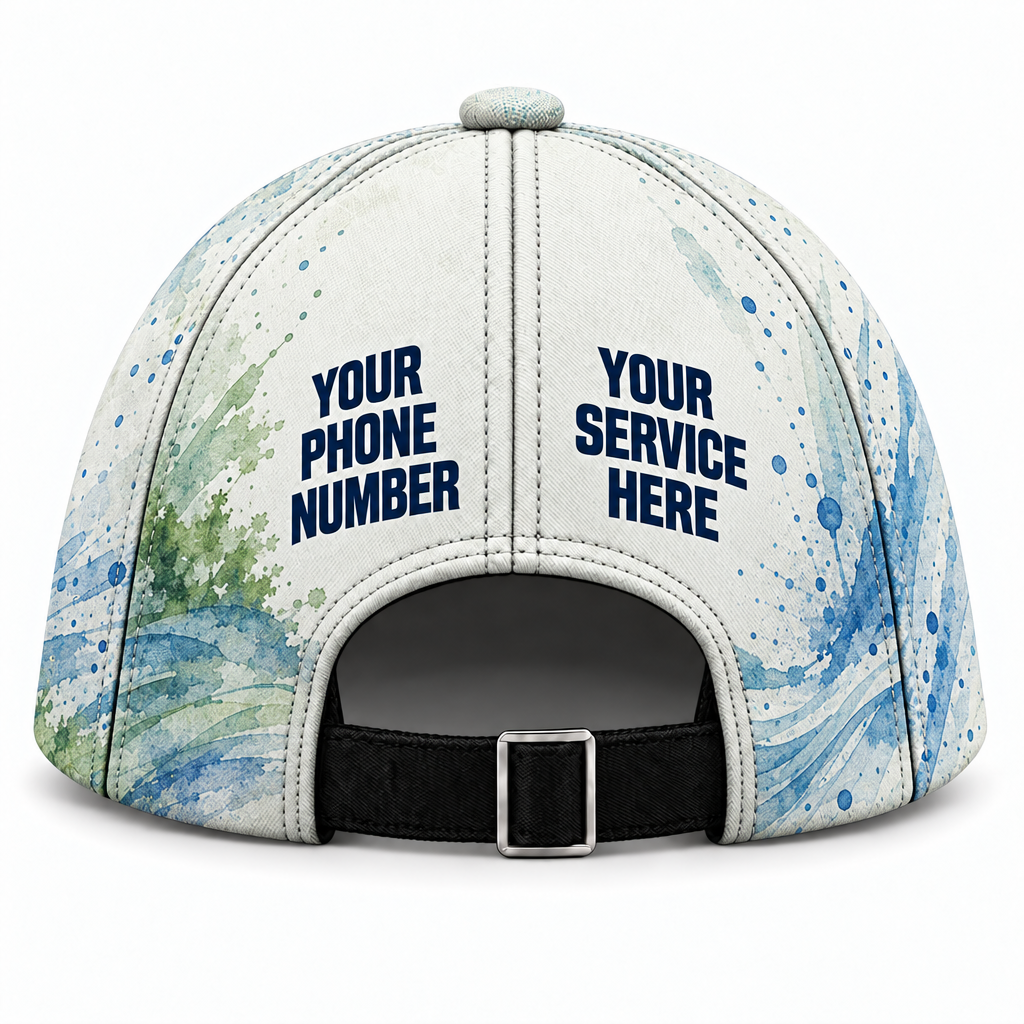 JRN003 personalized cap back product mockup