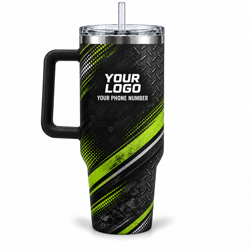 JRN007 personalized tumbler 40oz back product mockup