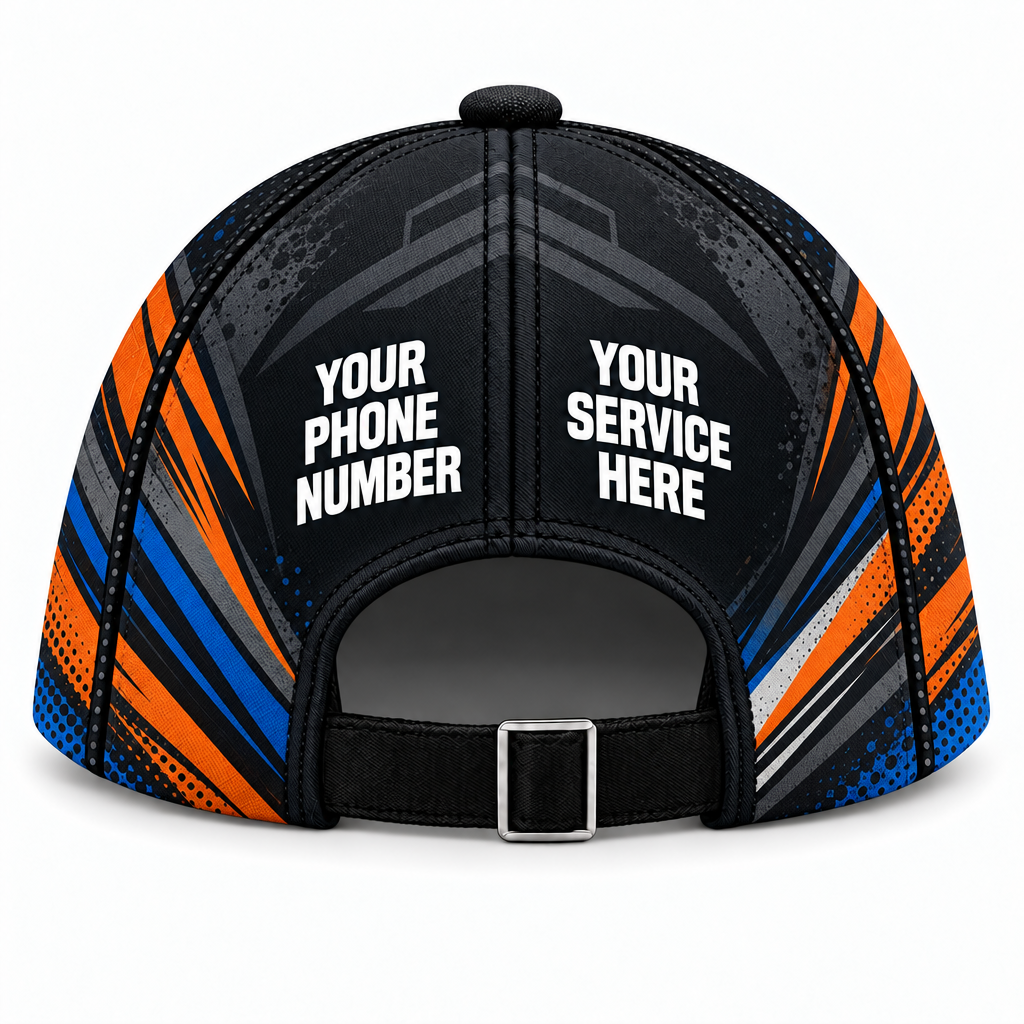 JRN019 personalized cap back product mockup