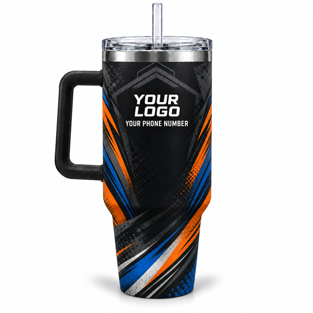 JRN019 personalized tumbler 40oz back product mockup