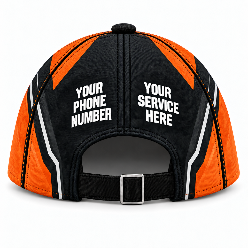 JRN020 personalized cap back product mockup