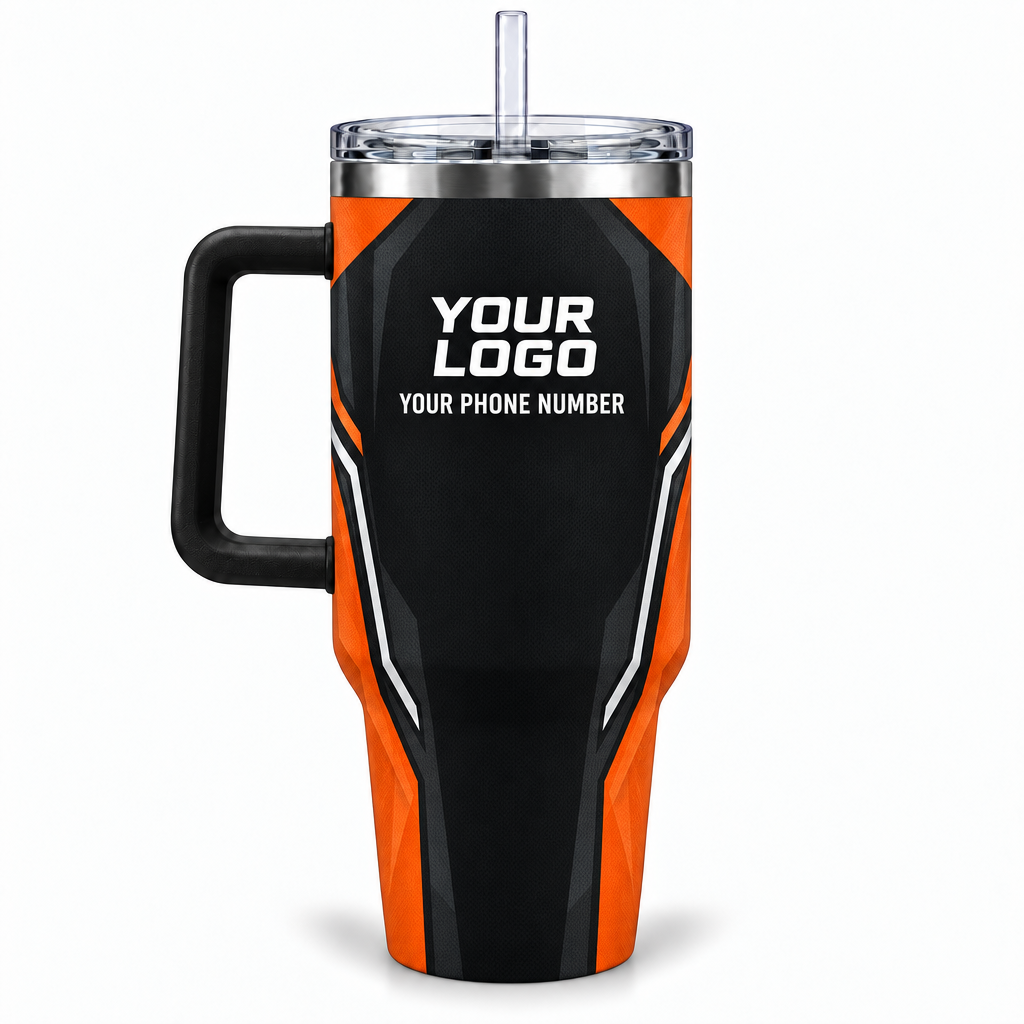 JRN020 personalized tumbler 40oz back product mockup