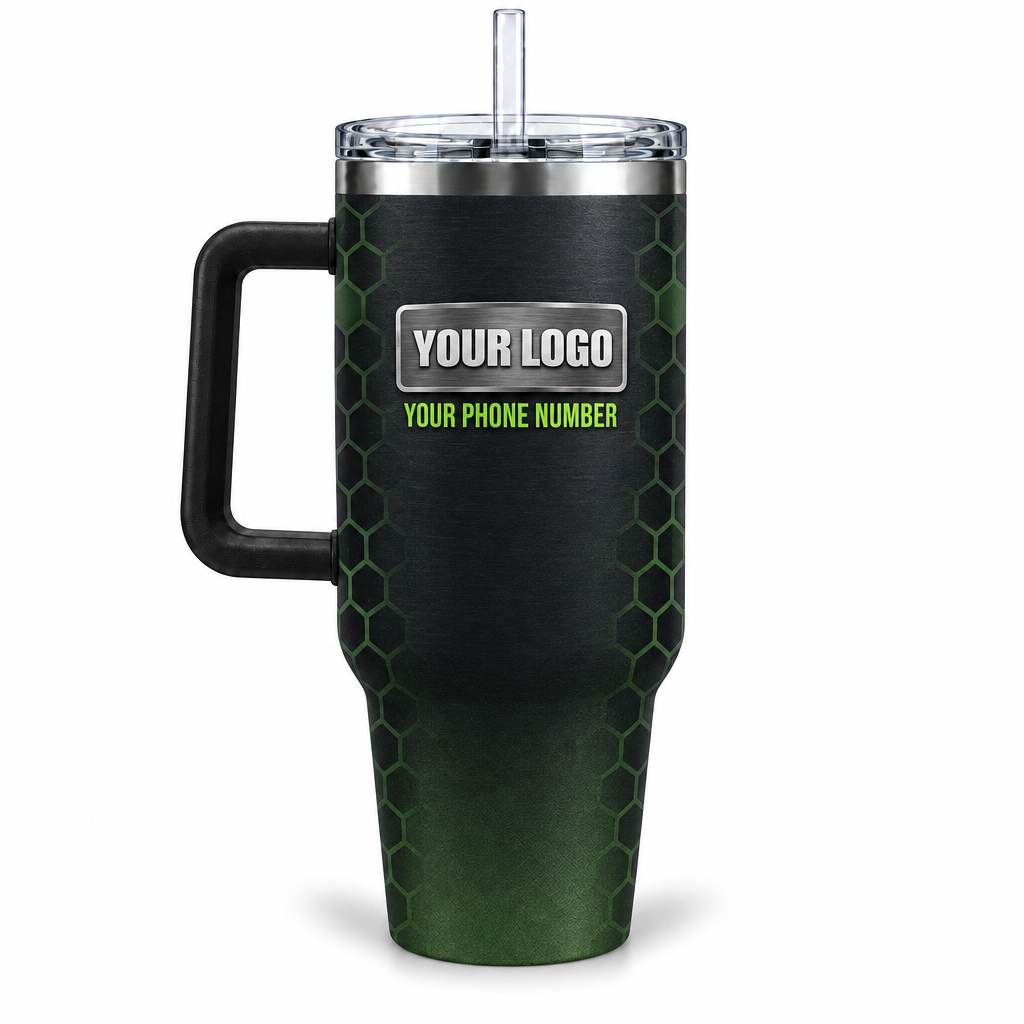 LCHD0005 personalized tumbler 40oz back product mockup