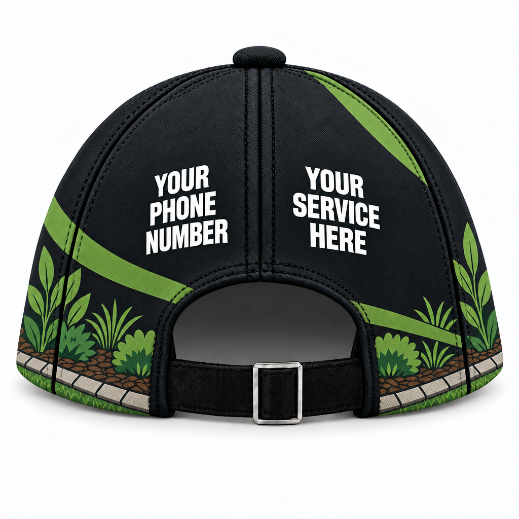 LCN006 personalized cap back product mockup