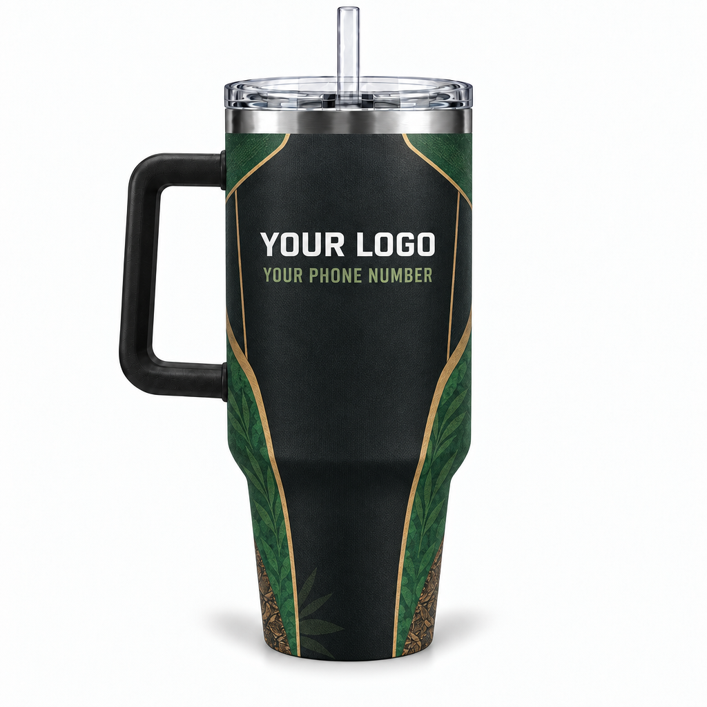 LCN012 personalized tumbler 40oz back product mockup