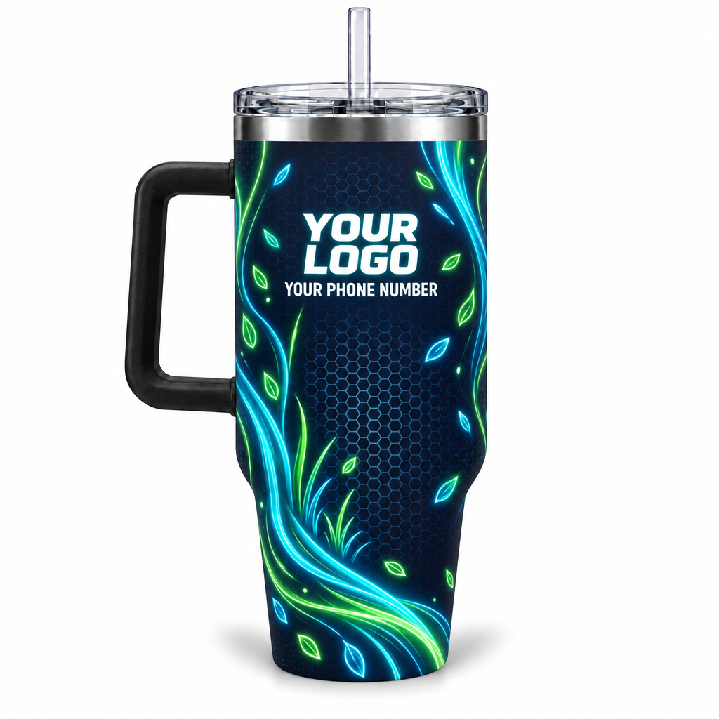 LCNE0004 personalized tumbler 40oz back product mockup
