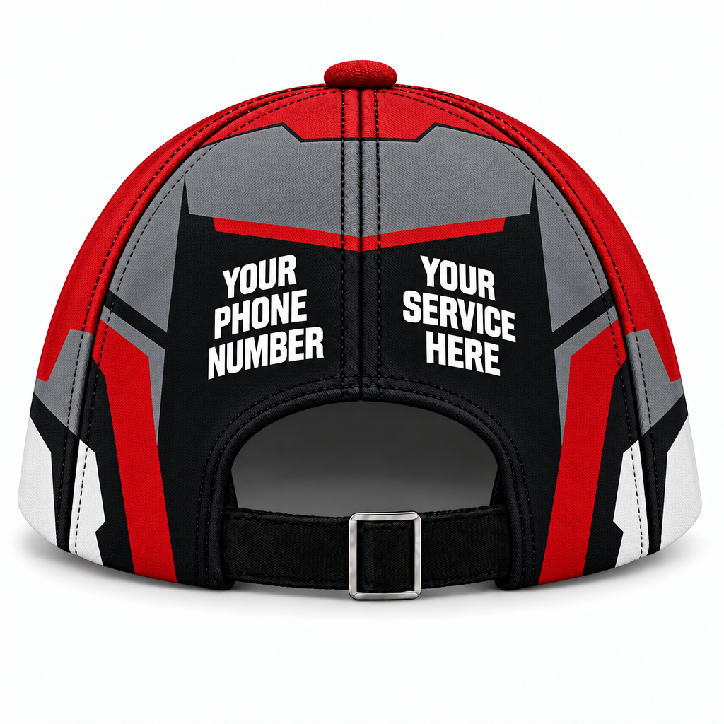 MEMC01R personalized cap back product mockup