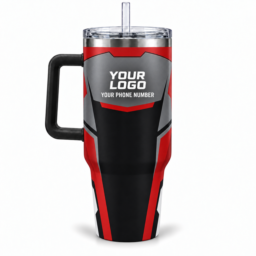 MEMC01R personalized tumbler 40oz back product mockup
