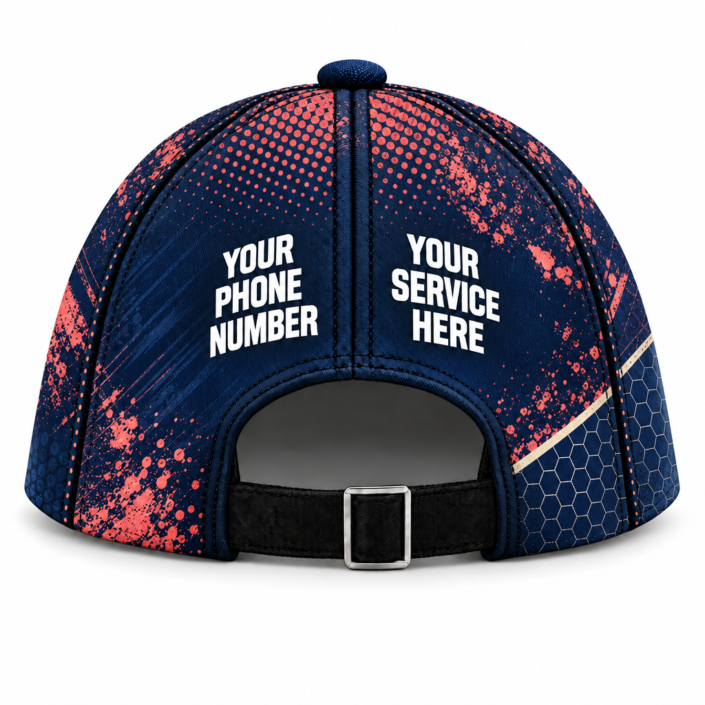 PCABSV0009 personalized cap back product mockup
